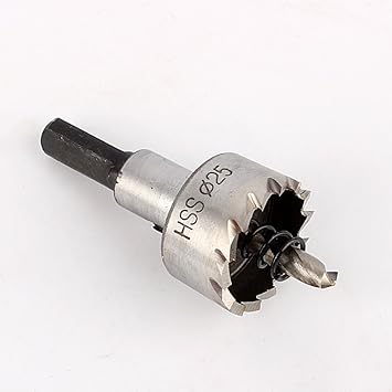 Generic High Quty New 25mm Stainless Steel Tipped Drill Bit Metal Hole Saw Cutter Heavy Duty For Metal Wood