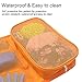 Hanging Travel Toiletry Bags Cosmetic Pouch Handbag Waterproof Compact Toiltry organizer Christmas Gifts Orange (1 Orange)