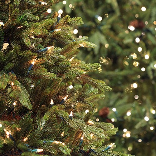 Holiday Essence - Set of 140 Clear Chasing Christmas Lights - UL Certified - 8 Function Chaser - Green Wire - Indoor Use - Thumbnail 3