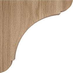Ekena Millwork BKTW01X06X06OLRO Small Olympic Wood