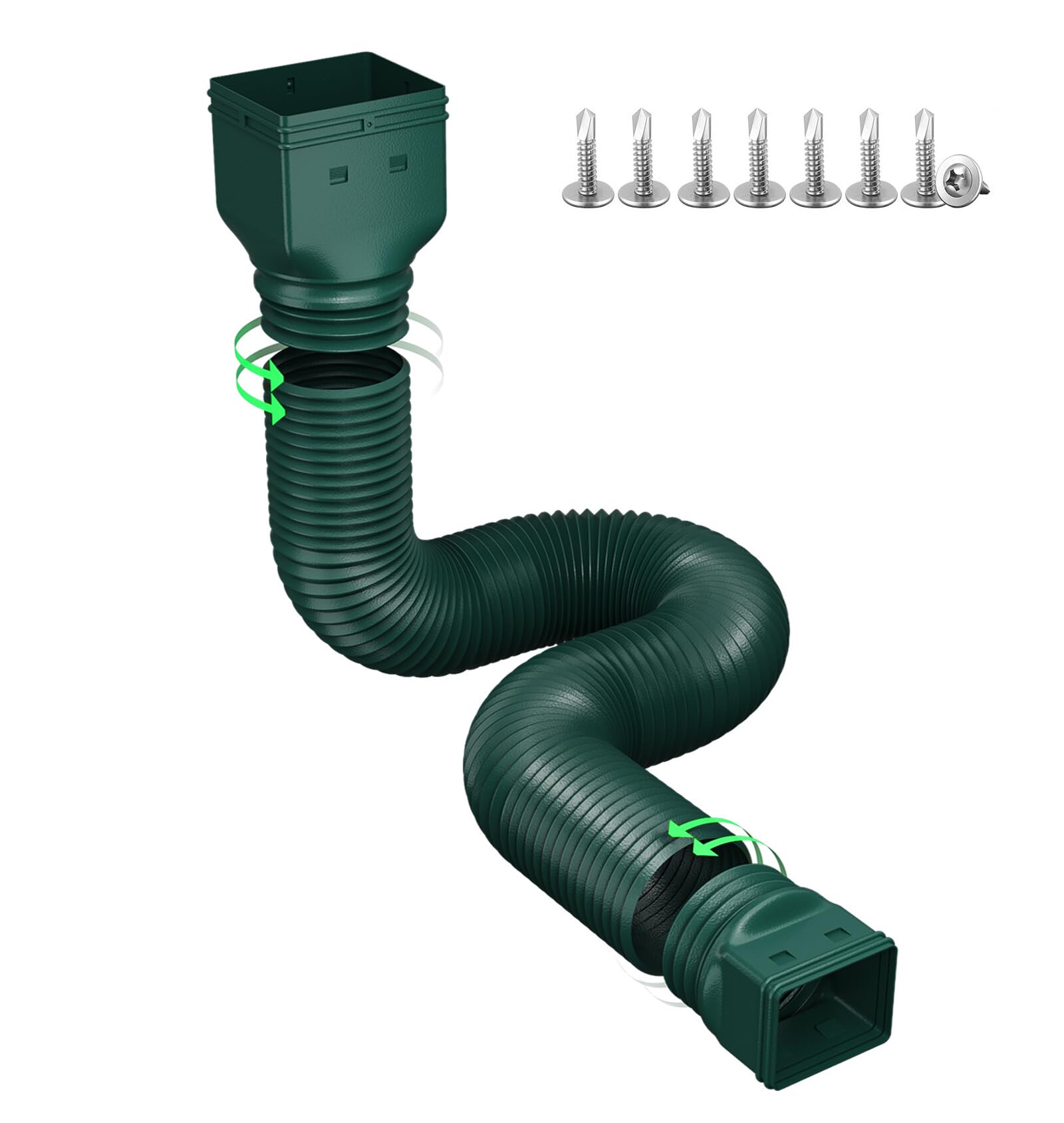 Ogutter Rain Gutter Downspout Extensions, Downspout