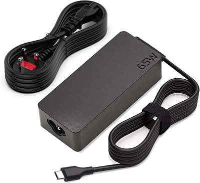 VUOHOEG 65W USB C Power Supply Charger for Lenovo ThinkPad T14 T15 X1 Yoga