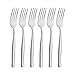 icxox Tenedores de Mesa Set de 6 Piezas, 20,7cm, Acero INOX 18/10 (Plateado)