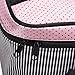 DATEWORK Satin Square Bow Stripe Cosmetic Bag (Black)