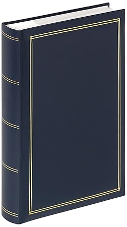 walther design ME-140-L Memo-Album Monza, blau, für 300 Fotos 10x15