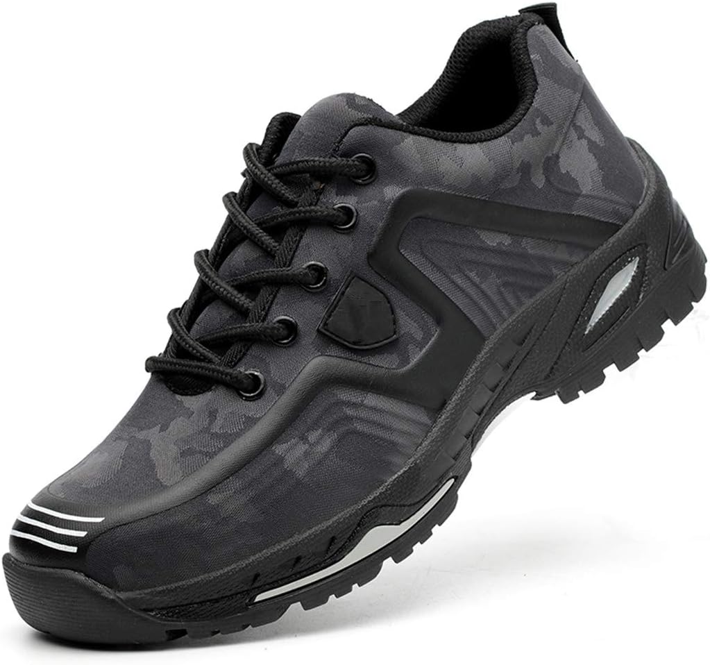 Safety Shoes For Men Composite Toe Non-slip Outdoor Comfy Industrial & Construction Kitchen Work Shoes