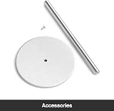 Niffgaff Kitchen Roll Holder Stainless Steel Silver Free Standing Organizer view 7
