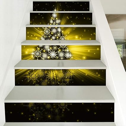 Amazon Com Kidirt Christmas Decorations 18x100cm 6pcs 3d Wall