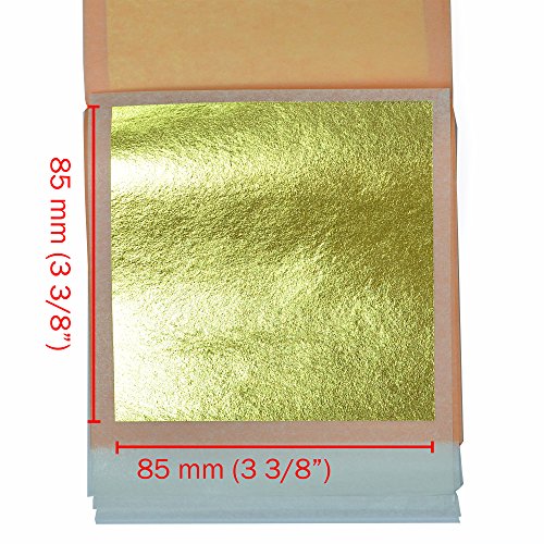 Genuine Gold Leaf Sheets 23k by Barnabas Blattgold 3.4 inches 10