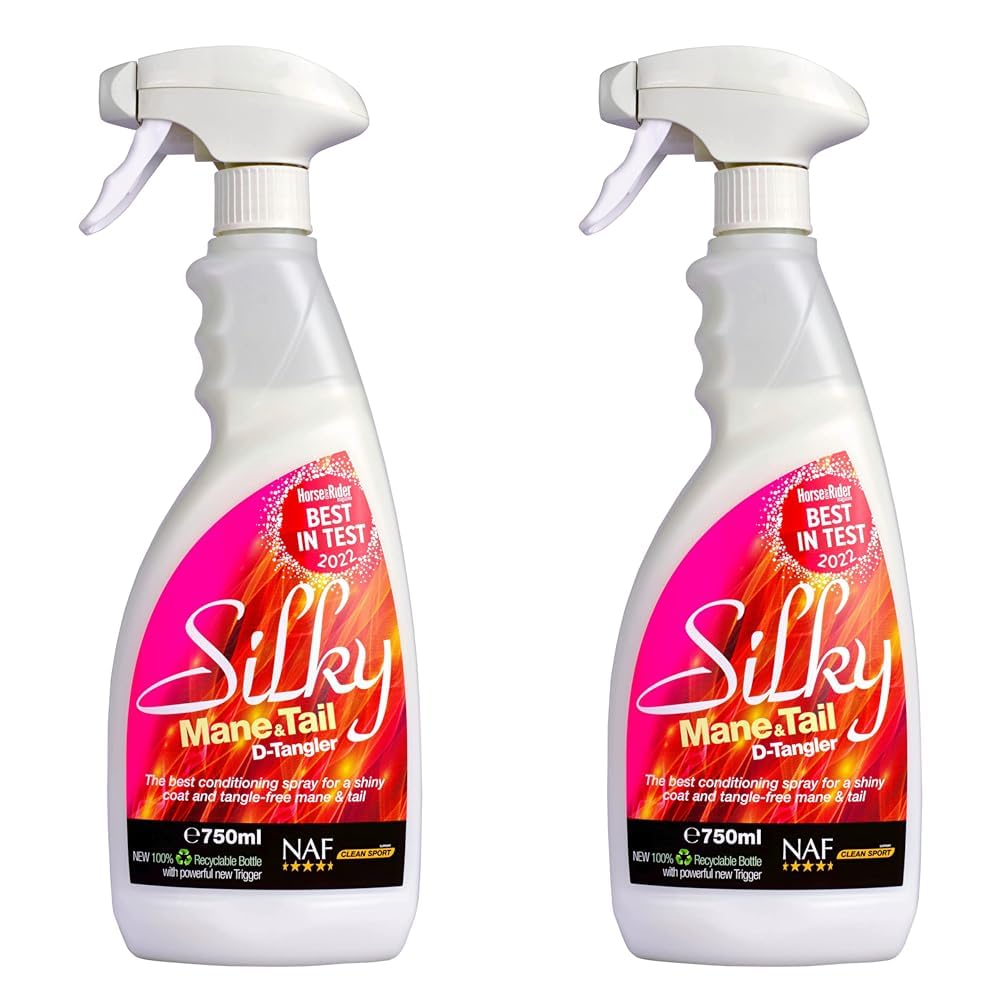 NAF Silky Mane & Tail D-Tangler, 750ml (Pack of 2)