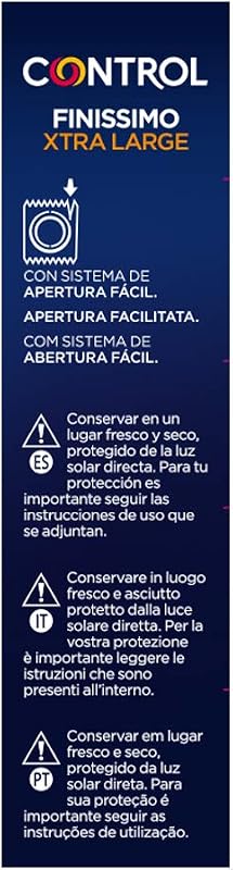 Controle de preservativo xl - 12 unidades