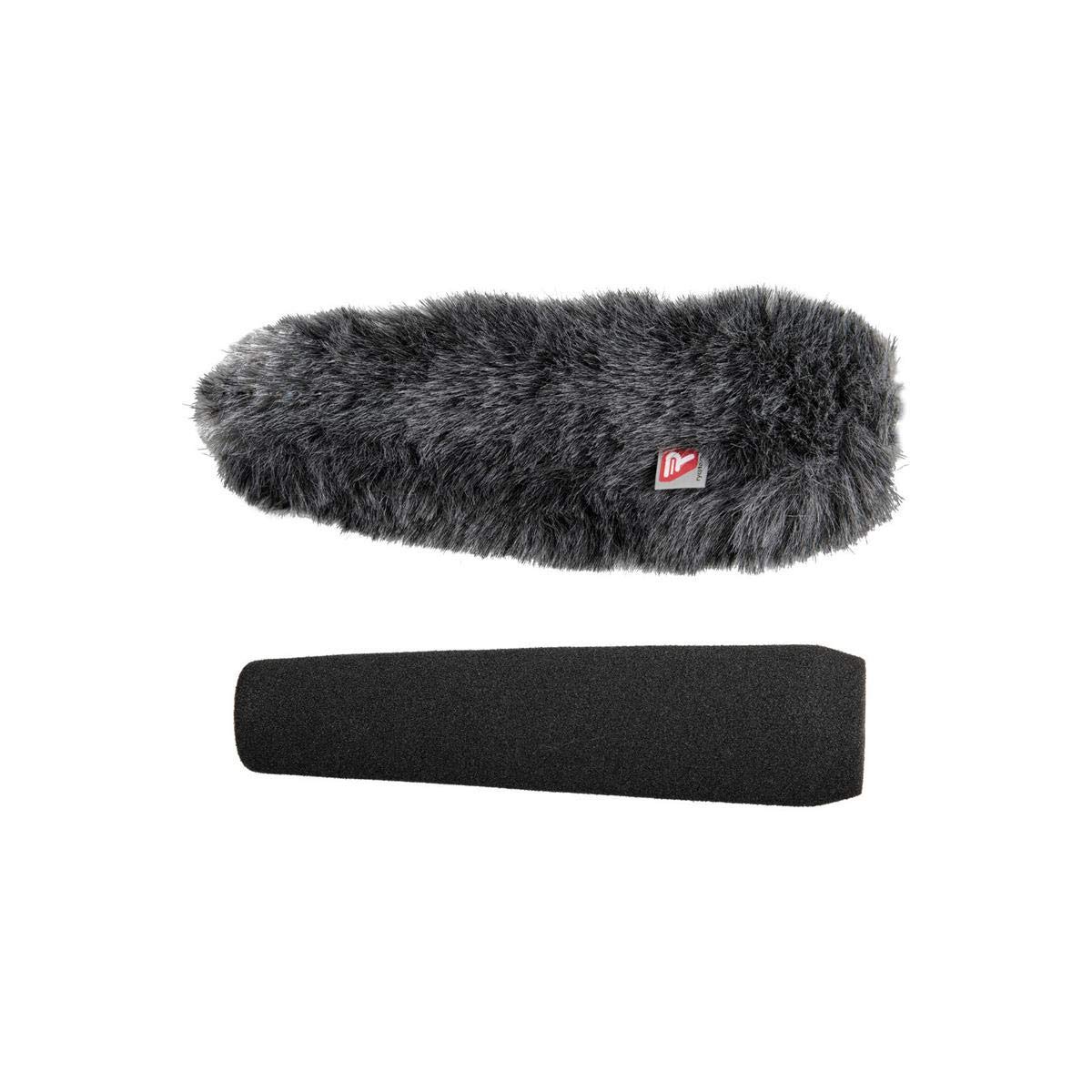 Rycote 055208 18cm 19/22 Standard Hole SGM Foam and Windjammer,Grey