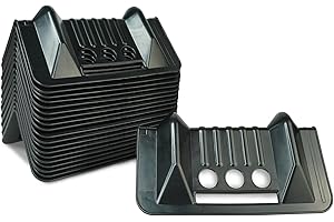 ENJ LASHING ENJ 20 Pack Black Flatbed Edge Protectors for Cargo Loads Corner Protectors Flatbed Used Together with Webbing to Protect Cargo