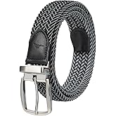 Tommy Bahama Men's Fully Adjustable Stretch Woven Fabric Web Belt - Casual Comfort for Work, Weekend & Vacations