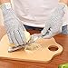 Kuelor Cut Resistant Gloves Level 5 Protection, Food Grade Kitchen Glove for Hand Protection, Stretchy Safety Gloves for Cutting, Slicing, Yard Work (Medium)