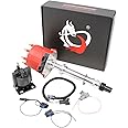 AIP Electronics Marine Power Pack Complete with EST Distributor Coil Timing Shunt & Wiring Harnesses Compatible Replacement with Mercruiser Penta OMC 5.0L 5.7L 7.4L 8.2L V8 OEM Fit Kit-1536