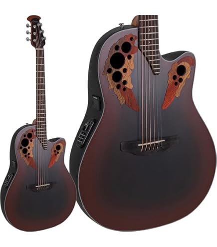 Amazon.com: Ovation Celebrity Elite Plus Figured Koa Top