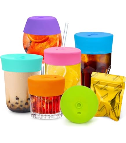 Couvercles De Tasse En Silicone – Couvercles De Tasse à Café, Couvercle Anti-poussière – Couvercle De Tasse à Café Mignon En Forme De Souche – Réutilisable – Couvercle De Tasse En Verre