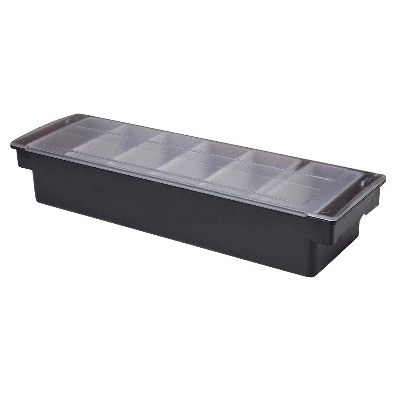 Beaumont 6 Part BLACK Plastic Condiment Holder