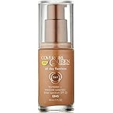 COVERGIRL Queen Collection All Day Flawless Foundation, Warm Caramel [Q845] 1 oz (packaging may vary)