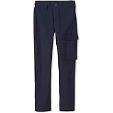 French Toast Boys Adaptive Seated Straight Leg Stretch Twill Pant with Thigh Pocket