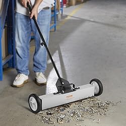 VEVOR Rolling Magnetic Sweeper with Wheels, 50Lbs