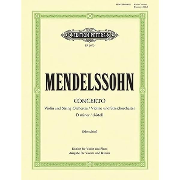 Amazon.com: Mendelssohn: Violin Concerto in E Minor, MWV O 14, Op