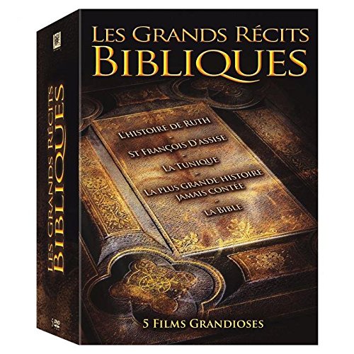 Grands Récits Bibliques : L'histoire De Ruth + Saint-François D'assise + La Tunique + La Plus Grande Histoire Jamais Contée + La Bible - Pack