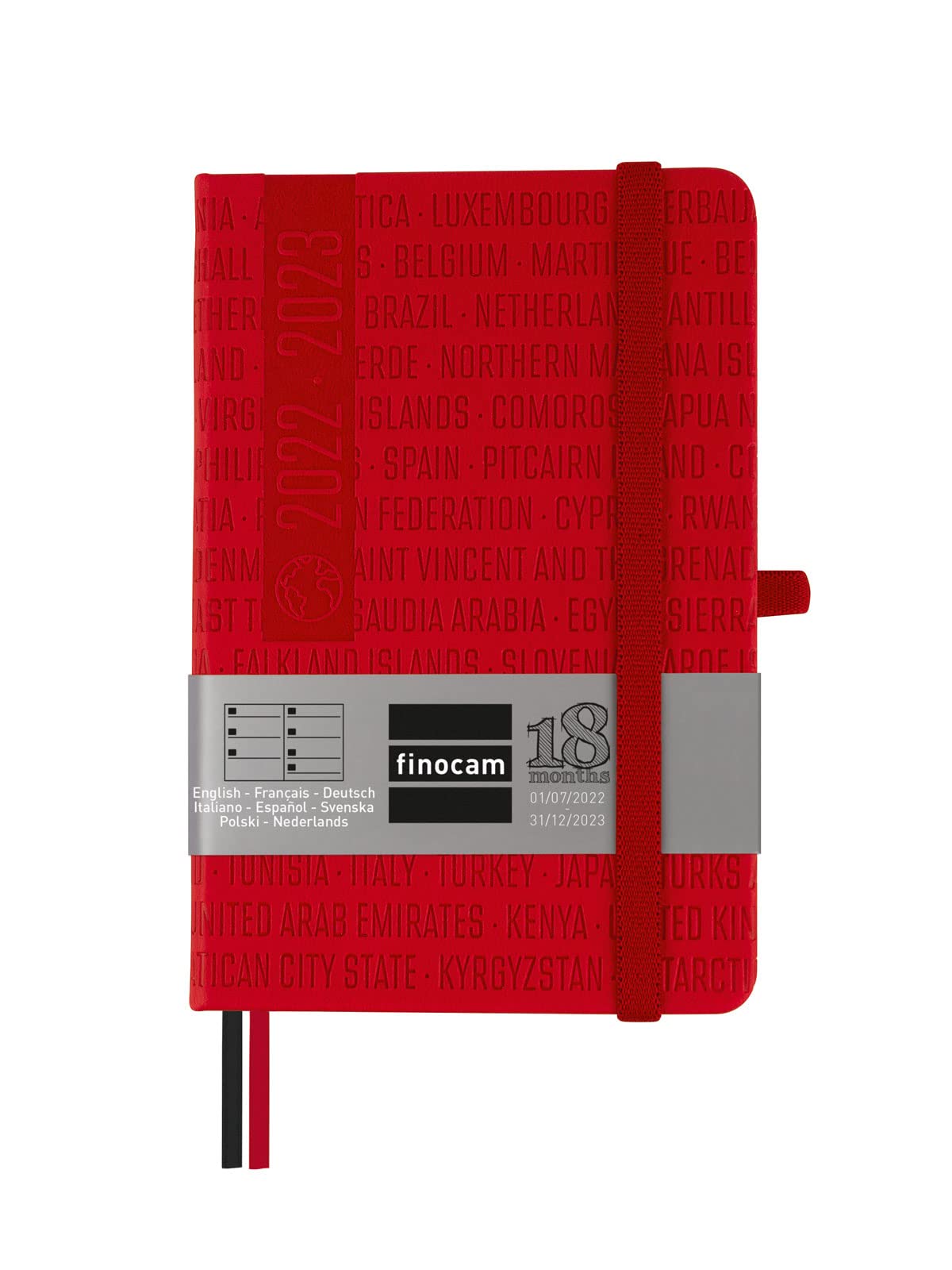 Finocam - Agenda 2022 2023 Minimum 18 Months Week Horizontal View July 2022 - December 2023 (18 months) Travel Internacional
