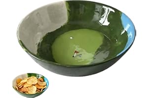 Hand-Painted Golf Bowl, Golf Course Theme Small Ceramic Bowl for Cereal, Snacks & Appetizers, Durable Food-Safe Dish, Unique 
