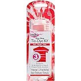 Tulip One-Step Tie-Dye Kit, Vibrant Colors for Fabric 4 fl oz, Red