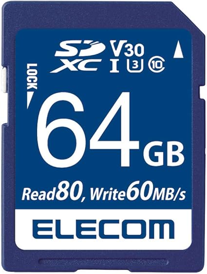 Amazon エレコム Sdxcカード データ復旧サービス付 ビデオスピードクラス対応 Uhs I U3 80mb S 64gb Mf Fs064gu13v3r エレコム Sdカード 通販