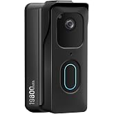 Rechargeable Power Mount for Blink Doorbell (2nd Gen) &ndash; No More Battery Changes with Built-in 19800mAh Battery, Continuous Charging for 6-8 Months, Weatherproof for Outdoor Security