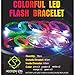 seekingtag Colorful LED Flash Bracelet, Pack of 10