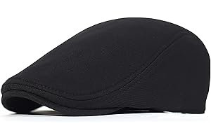 JAOAJ Mens Flat Cap Cotton Newsboy Cap Vintage Style Ivy Hat Beret Hat,Gatsby Driving Cap for Men