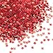 Star Confetti - Metallic Glitter Foil Confetti Star Sequins - Ideal for Balloons, Tables, Art Crafts, Wedding Festival Decor, Bachelorette Party Supplies, DIY Decorations - Red, 0.1 inches, 7-Ounce