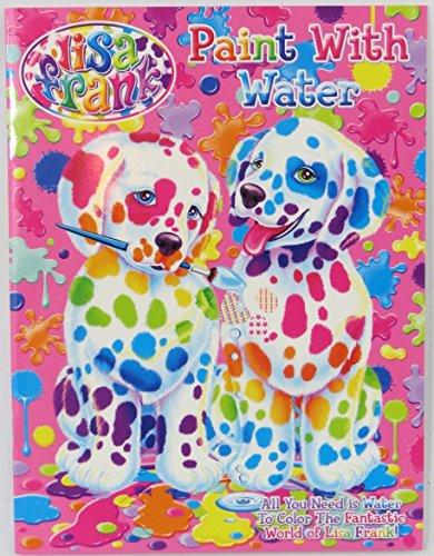 Lisa Frank coloring book, activity book, and water coloring book set