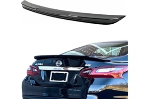 AUTOJOY CLUB Rear Trunk Lip Spoiler Wing Compatible with 2016-2018 Ni/ss/an Altima Sedan Painted Matte Black