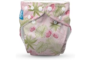 Charlie Banana Cloth Diapers, Reusable, Washable, Adjustable One Size Diaper, for Babies and Toddlers, with Absorbent Insert - Pink Forest, 1 Pack