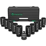 TIWINTUL 11-Piece Axle Nut Socket Set, Metric 1/2