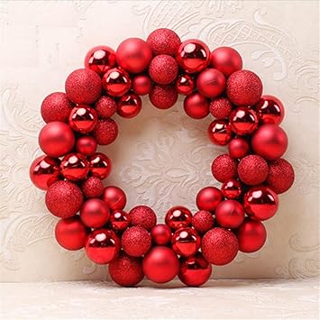 Amazon Com Shuangklei Christmas Ball Ring 35cm Decorative Items