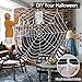 UMIKU 140'' Halloween Spider Web + 50'' Fake Spider Decorations Giant Spider Web Halloween Spider Decoration for Indoor Outdoor Halloween Decorations for Party Costume House Garden Yard Wall Bar