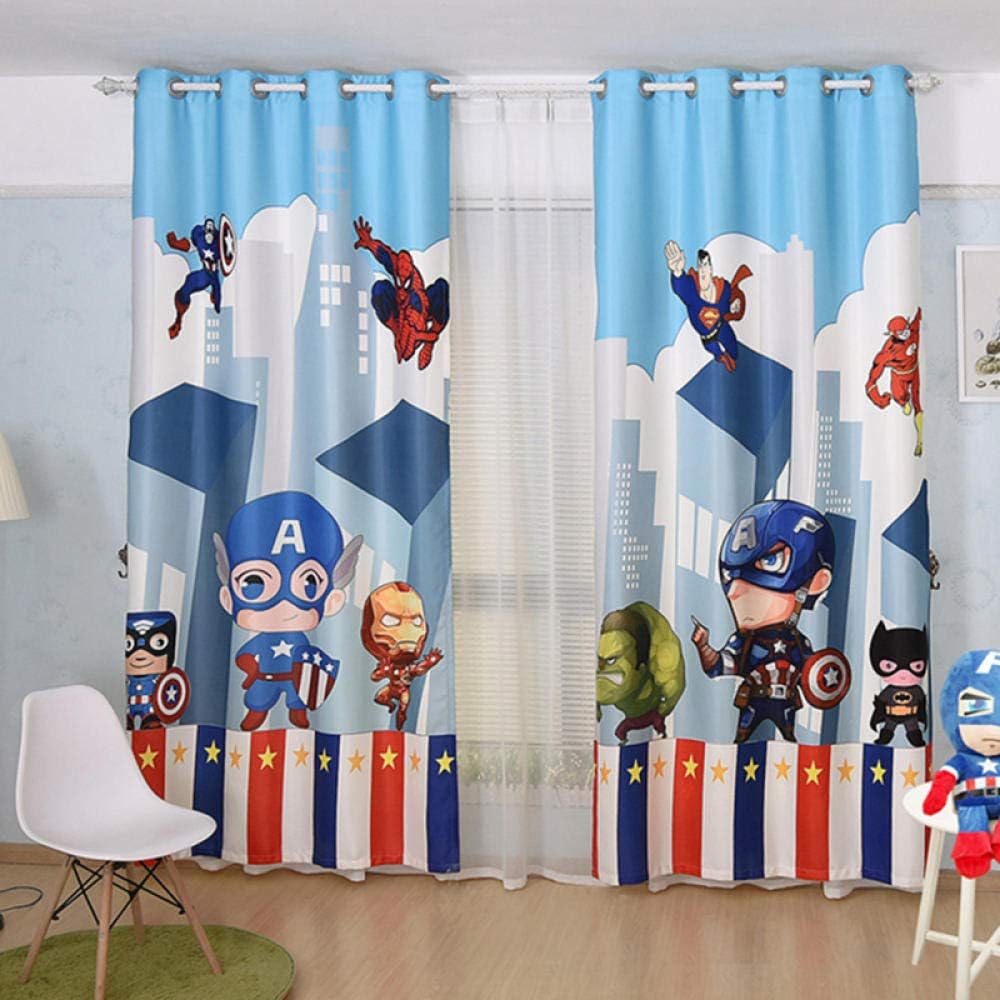 Gtfzjb Fondo de Anime de Dibujos Animados Cortinas de partición de Tela