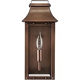Acclaim Lighting 8413CP | Vintage Solid Copper One Light Dimmable Wall Mounted Outdoor Wet Rated Lantern with Clear Glass | H