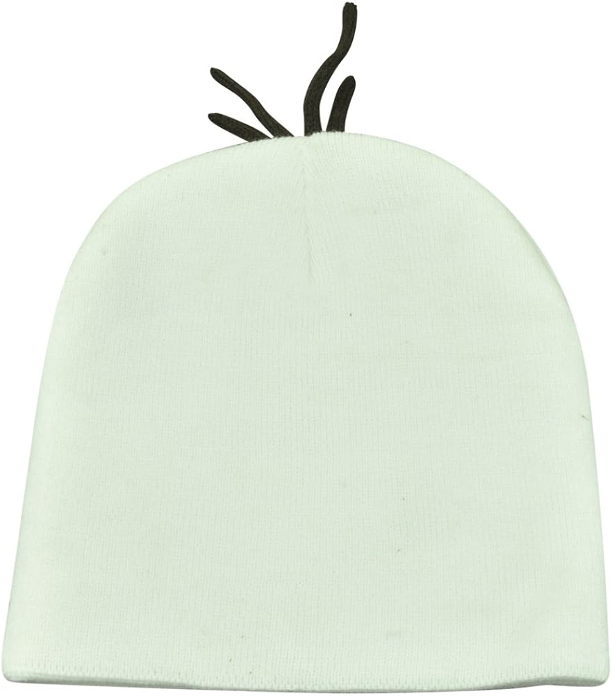 Disney Frozen Olaf Beanie Hat One Size White: Clothing