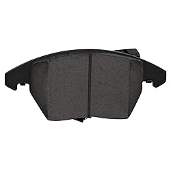 TRQ Front Ceramic Brake Pad Set for VW Passat Jetta