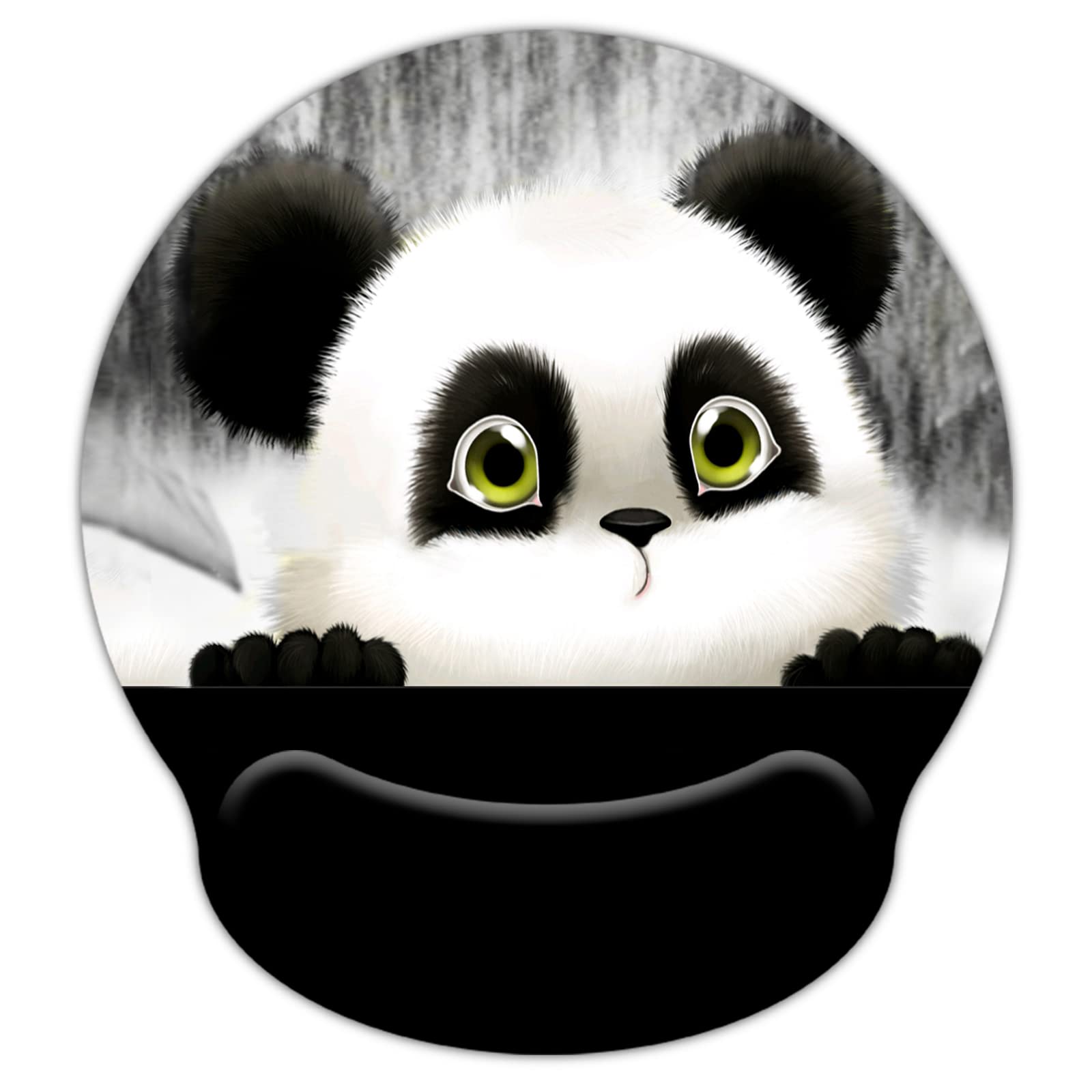 eyscar Mouse Pads for Computers Ergonomic Memory Foam Nonslip Wrist Support-Lightweight Rest Mousepad for Office,Gaming,Computer, Laptop & Mac,Pain Relief,at Home Or Work