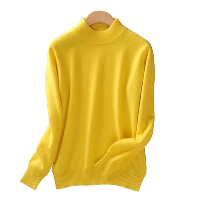 Always Pretty Women's Slim Mock Neck Wool Knit Jumper Sweater Tops Pullover