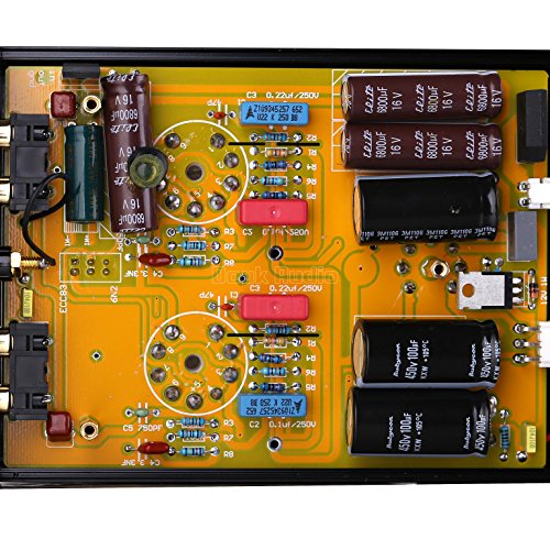 Nobsound Little bear T2 6Z4 Pure Vacuum Tube LP Vinyl Preamplifier; Phono MM Turntable RIAA