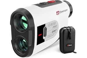DEASON Golf Rangefinder with Slope,7X Magnification Laser Rangefinder, 1300Yards Rechargeable Range Finders Golfing with Flag Lock Vibration,Speed Mode for Hunting Shooting